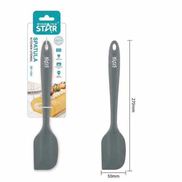 ESPATULA WINNING STAR ST-7561 SILICONA GD-1653-WST-38864 GRIS