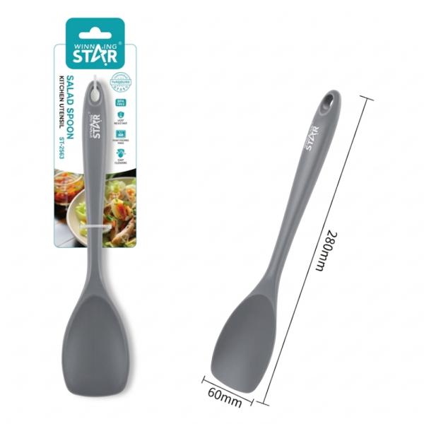 CUCHARA PARA ENSALADA WINNING STAR ST-7563 SILICONA / NYLON SLS-1672-WST-38864 GRIS