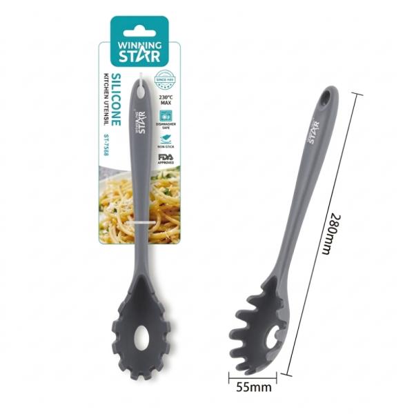 CUCHARA PARA PASTA WINNING STAR ST-7568 SILICONA / NYLON FP-1659-WST-38864 GRIS