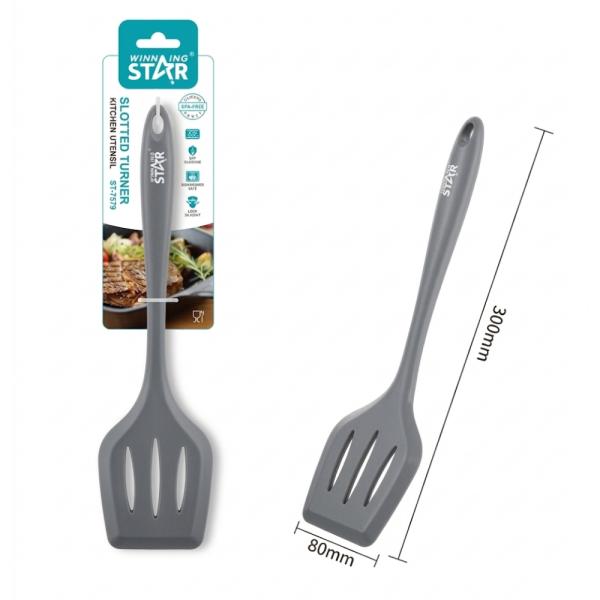 ESPÁTULA RANURADA WINNING STAR ST-7570 SILICONA / NYLON LC-1661-WST-38864