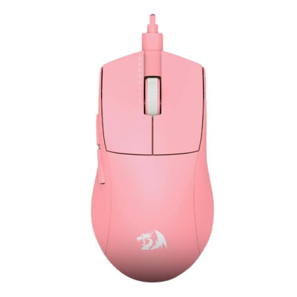 MOUSE REDRAGON K1NG M724P AL&Aacute;MBRICO USB-C A USB-A 12400 DPI ROSA