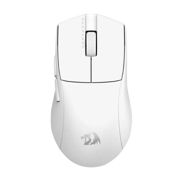 MOUSE REDRAGON K1NG PRO M916W INAL&Aacute;MBRICO BLUETOOTH / 2.4GHZ AL&Aacute;MBRICO USB 26000DPI BLANCO