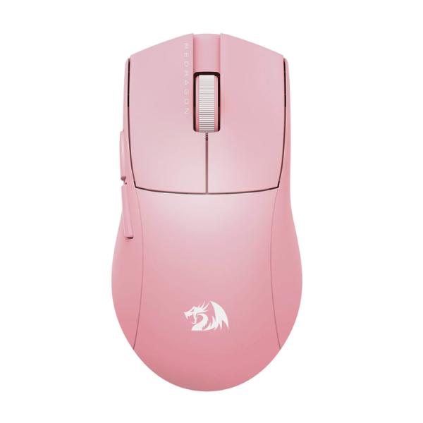 MOUSE REDRAGON K1NG PRO M916P INAL&Aacute;MBRICO BLUETOOTH / 2.4GHZ AL&Aacute;MBRICO USB 26000DPI ROSA