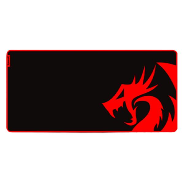 MOUSE PAD GAMING REDRAGON KUNLUN L 880X420MM TELA Y GOMA ANTIDESLIZANTE P006A NEGRO / ROJO