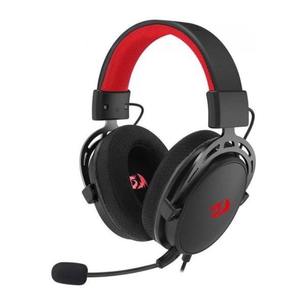 HEADSET GAMING REDRAGON CRAGBLADE H541 AL&Aacute;MBRICO 3.5MM MICROFONO DESMONTABLE NEGRO / ROJO