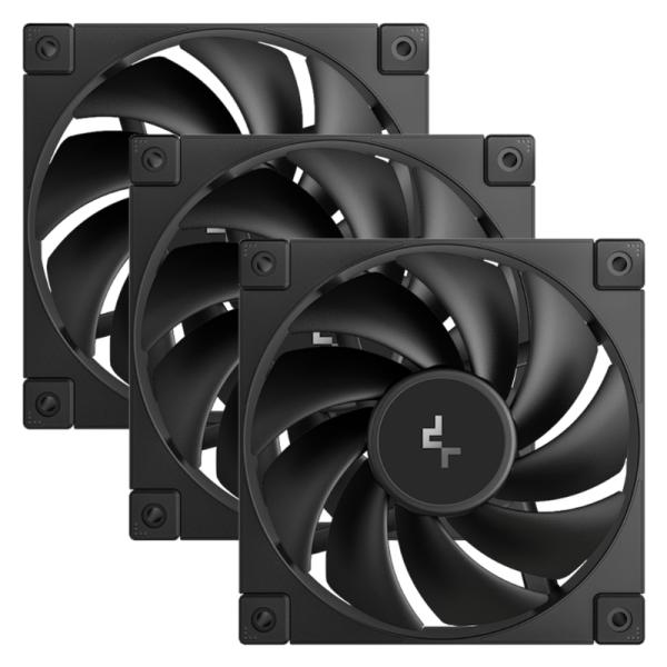 ABANICO DEEPCOOL FD12 V2 3IN1 3X120MM R-FD12V2-BKNPN3-G NEGRO