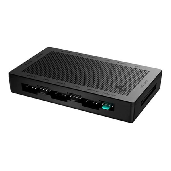 HUB PARA VENTILADORES RGB DEEPCOOL SC790 PWM+ARGB-6+6 PUERTOS R-SC790-BKNSNN-G NEGRO