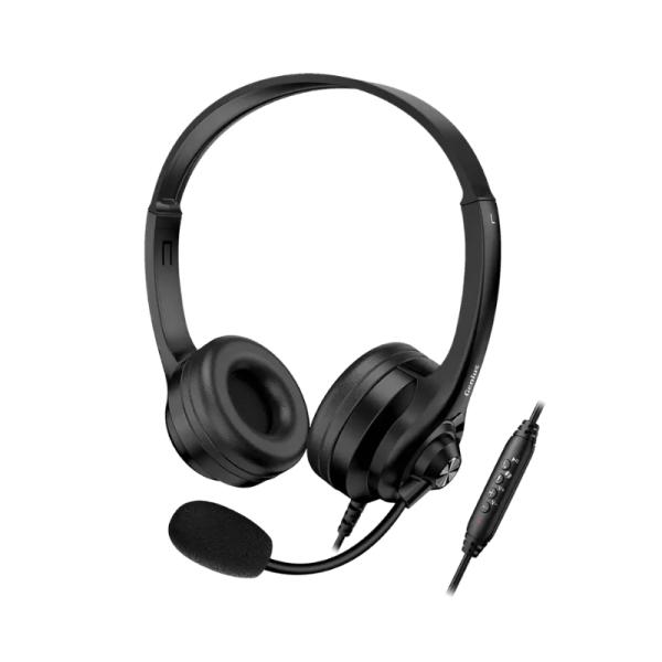 HEADSET GENIUS HS-235U AI AL&Aacute;MBRICO USB-A+C 31710036401 NEGRO