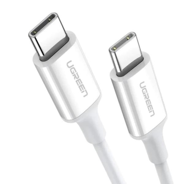 CABLE UGREEN US264 USB-C A USB-C 2.0 2M 60520 BLANCO