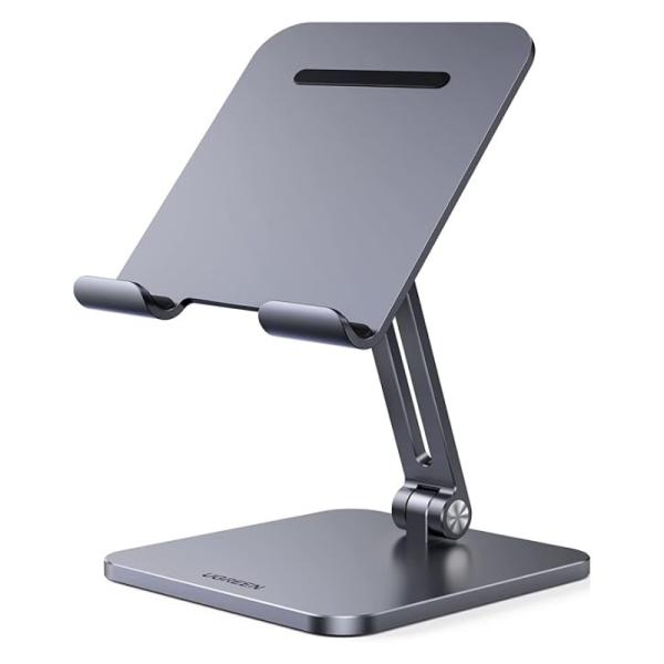 SOPORTE DE ESCRITORIO UGREEN LP134 PARA TABLET MULTIÁNGULO ALUMINIO COMPATIBLE HASTA 12.9 PULG 40393