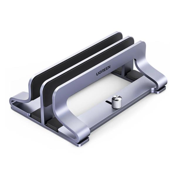 SOPORTE VERTICAL PARA LAPTOP UGREEN 20471 AJUSTABLE ALUMINIO COMPATIBLE HASTA 17.3" LP258