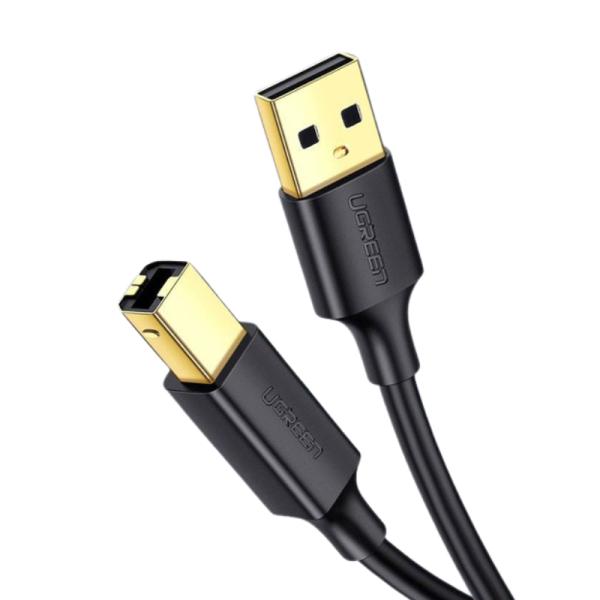 CABLE PARA IMPRESORA UGREEN US135 USB-A A USB-B 480MBPS 1.5M 10350