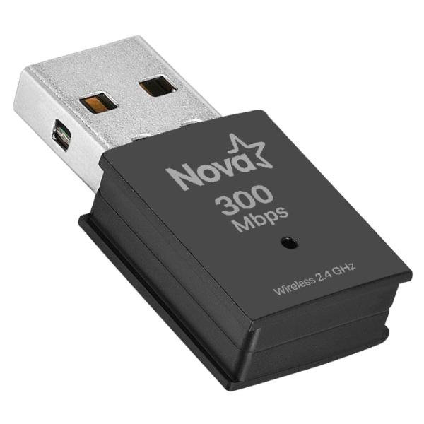 ADAPTADOR WIFI USB NOVA UWF-800 300MBPS E010-173