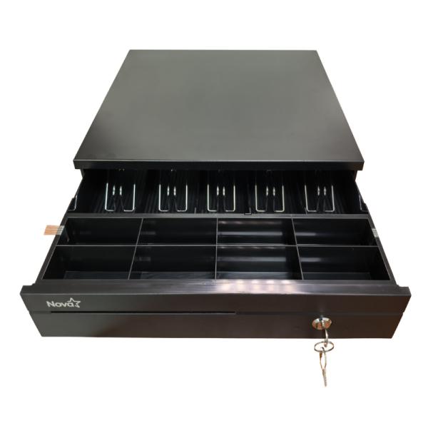 GAVETA DE DINERO NOVA 5 BILLETES / 8 MONEDAS FFD24042001C NEGRO