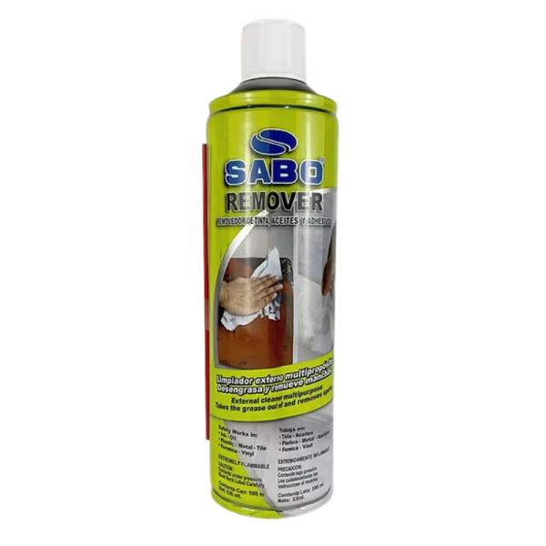 AEROSOL REMOVEDOR MANCHAS SABO REMOVER 590ML EXTERNO ALTA EFECTIVIDAD 53-0150