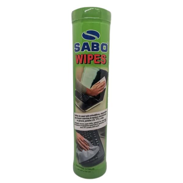 TOALLITAS SECO ANTIESTATICO SABO PAQUETE 10UDS 25X25CM EXTERNO SIN RESIDUOS  91-0102