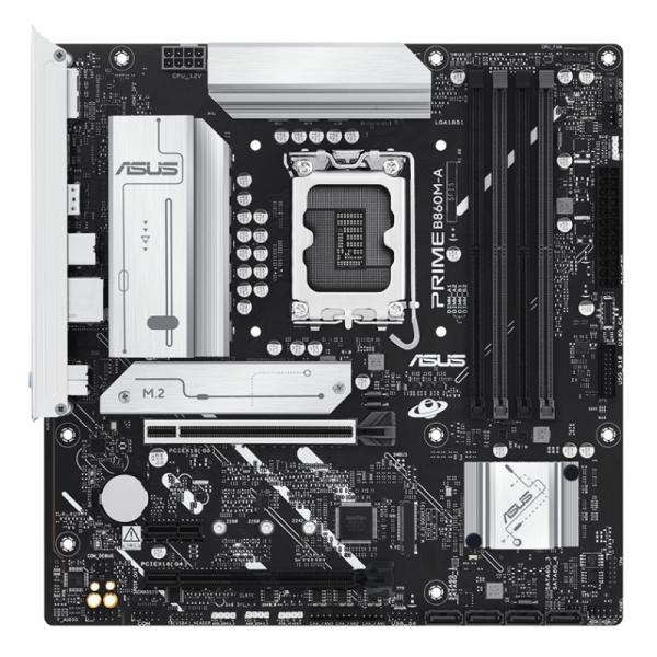 TARJETA MADRE ASUS PRIME B860M-A WIFI DDR5 LGA1851 MICRO ATX 90MB1JY0-M0EAY0 NEGRO / BLANCO