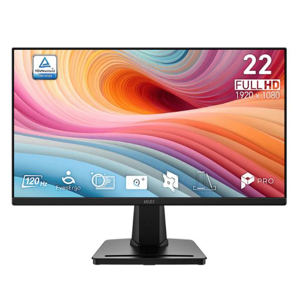 MONITOR MSI PRO MP225 E12VL 21.45 PULG FHD 1920X1080 120 HZ VA ADAPTIVE-SYNC / HDMI / VGA 9S6-3PE0CM-024 NEGRO