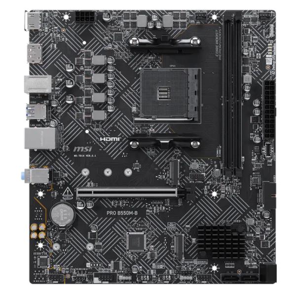 TARJETA MADRE MSI PRO B550M-B AM4 MATX DDR4 911-7D14-024