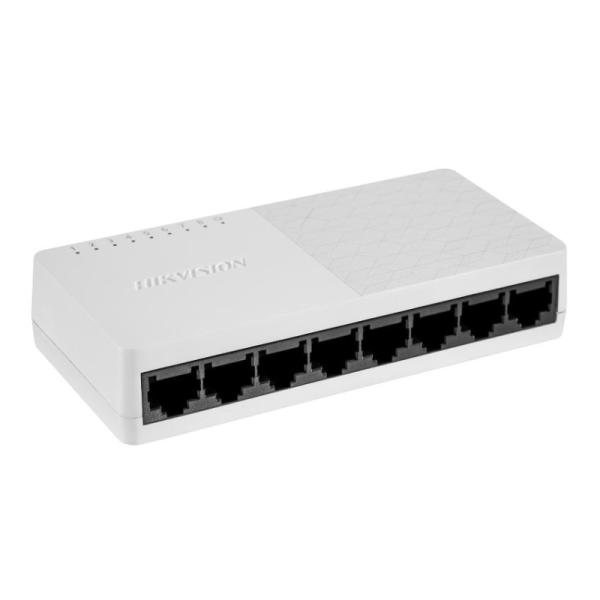 SWITCH HIKVISION DS-3E0508D-O(O-STD) (E) 8 PUERTOS GIGABIT 10/100/1000 MBPS NO ADMINISTRABLE 301802746
