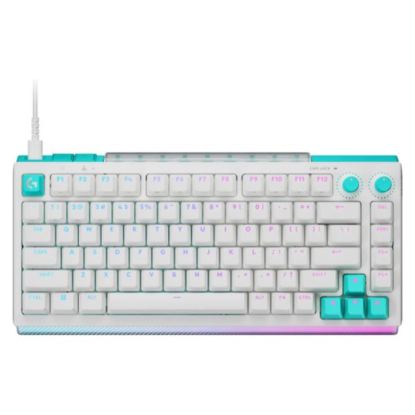 TECLADO GAMING RGB LOGITECH G512 X 75 MECANICO USB INGLES SWITCHES TMR TACTIL 920-013948 BLANCO