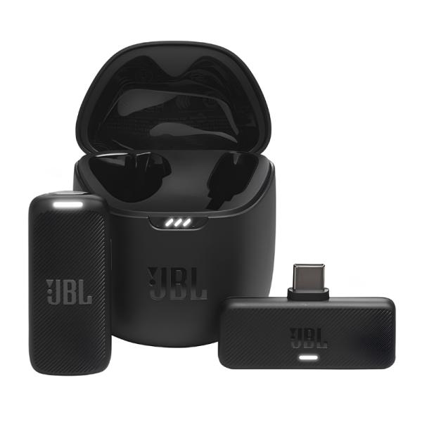 MICROFONO JBL QUANTUM STREAM INALÁMBRICO 2.4 GHZ Y ESTUCHE DE CARGA JBLSTRMWLUSBCBLKAM NEGRO