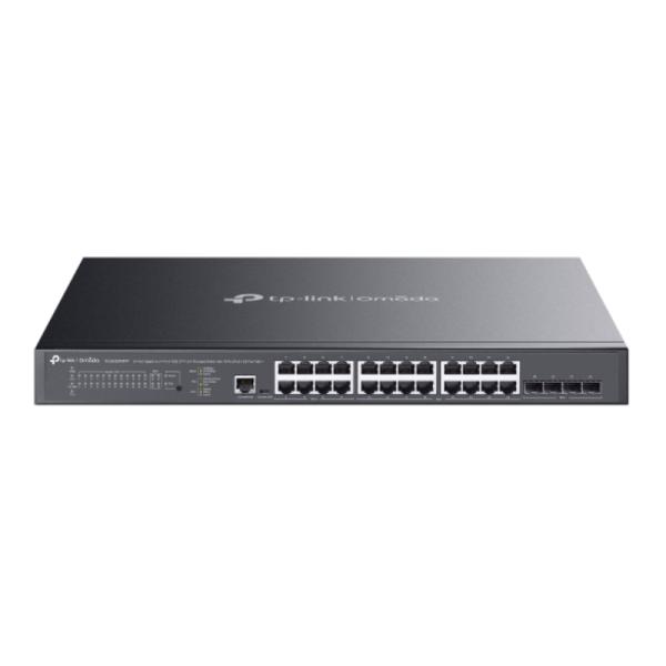 SWITCH TP LINK OMADA SG3428XMPP(UN) 24 PUERTOS GIGABIT RJ45 POE Y 4 SFP+ 10G 10/100/1000 MBPS Y 10G ADMINISTRABLE