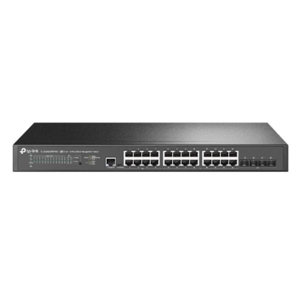 SWITCH TP LINK OMADA SG3428XPP-M2(UN) 24 PUERTOS RJ45 2.5G POE Y 4 SFP+ 10G - 2.5 GBPS Y 10G ADMINISTRABLE