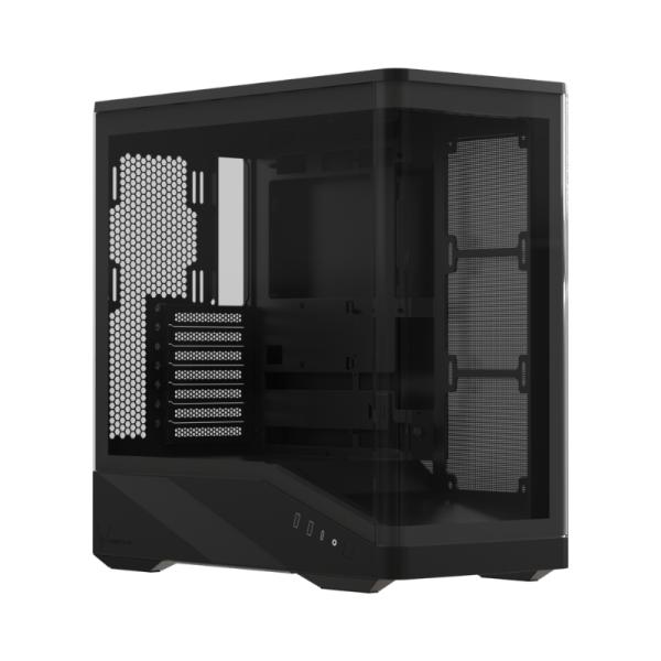 CASE RGB FORMULA V LINE CRYSTAL U9 PA MID TOWER SIN ABANICOS INCLUIDOS VIDRIO TEMPLADO LATERAL SIN FUENTE DE PODER 4711401666370 NEGRO