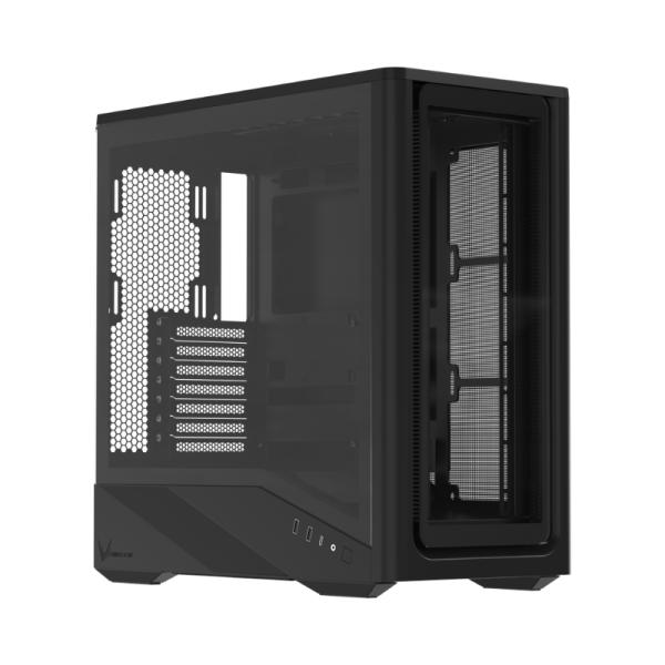 CASE ARGB FORMULA V LINE AIR POWER G9 DUO PA MID TOWER 4 ABANICOS DE 120 MM ACERO SPCC Y PANEL FRONTAL DE ACERO Y PLÁSTICO 4711401666493 NEGRO