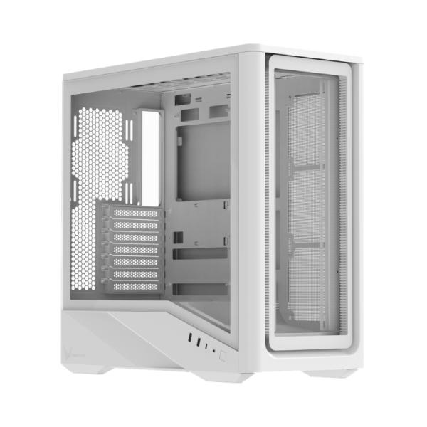 CASE ARGB FORMULA V LINE AIR POWER G9 DUO PA MID TOWER 4 ABANICOS DE 120 MM ACERO SPCC Y PANEL FRONTAL DE ACERO Y PLÁSTICO 4711401666431 BLANCO