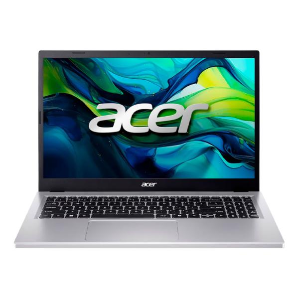 LAPTOP ACER ASPIRE GO 15 AG15-21P-R5YG 15.6 PULG AMD RYZEN 3 7320U 8GB 128GB SSD AMD RADEON 610M WIFI 6 BLUETOOTH 5.1 WINDOWS 11 S INGLÉS PLATEADO