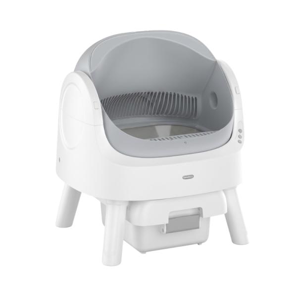 CAJA DE ARENA AUTOLIMPIABLE TEWEOA AS11 PARA GATOS HASTA 22 LB POLIPROPILENO BLANCO