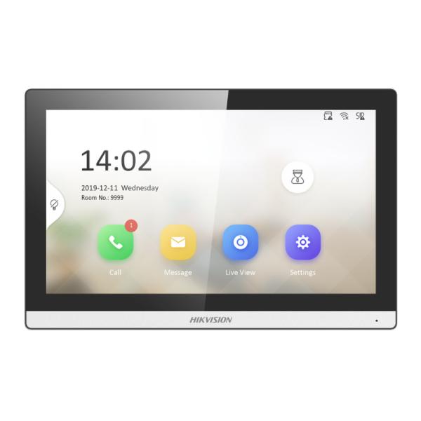 PANTALLA INTERIOR IP HIKVISION DS-KH6350-WTE1 PANTALLA TÁCTIL ETHERNET/WIFI/RS-485/POE 305305624 BLANCO