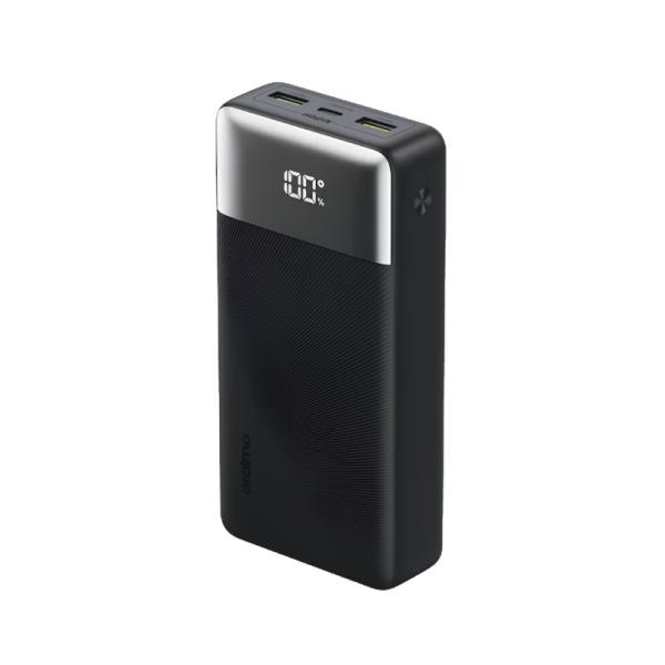 POWER BANK ORAIMO POWERNOVA Q21 OPB-7200Q 20000 MAH CARGA RÁPIDA DE 22.5 W PANTALLA DIGITAL Y CARGA DE 3 DISPOSITIVOS NEGRO