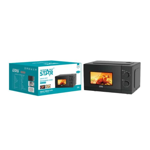 HORNO MICROONDAS WINNING STAR ST-2171 700W 20L WBL-920-WST-110V-14781 NEGRO