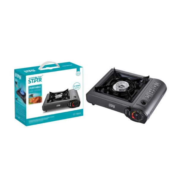 COCINA DE GAS PORTÁTIL WINNING STAR ST-9664 2500W KSL-1897-WST-16371 NEGRO
