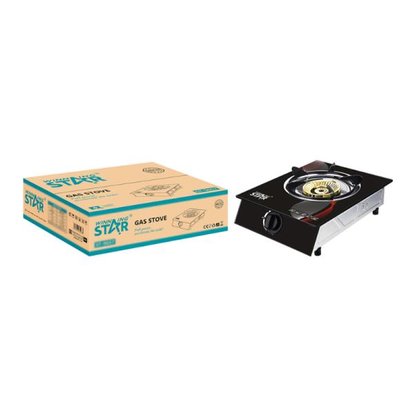 COCINA DE GAS WINNING STAR ST-9657 MQL-453-WST-12210 NEGRO