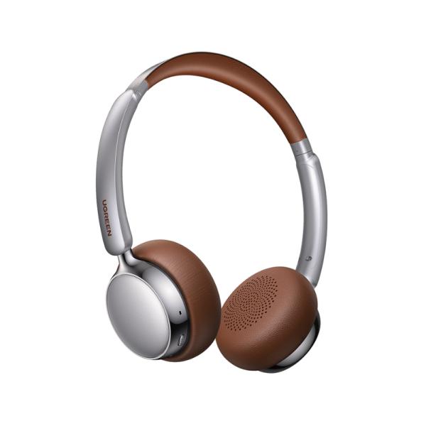 HEADSET UGREEN STUDIO PLUS HP207 BLUETOOTH 6.0 75629 PLATEADO / CAFE