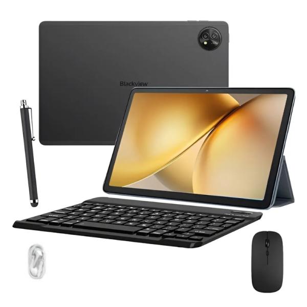 TABLET BLACKVIEW ZENO 10 11 PULG 256 GB WI-FI/LTE/5G/BLUETOOTH ANDROID 15 INCLUYE MOUSE TECLADO ESTUCHE LAPIZ AUDIFONOS NEGRO