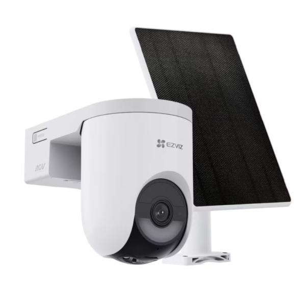 CÁMARA PT 4G SOLAR EZVIZ CS-HB8c/SP-R100(4MP,W4GA)(AM-STD)(Kit) 2K+ H.265/H.264/WIFI/4G 4MM 15M IR AUDIO BIDIRECCIONAL CON PANEL 303103698 BLANCO
