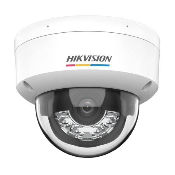 CÁMARA DOMO IP COLORVU HIKVISION DS-2CD1167G3-LIU(2.8MM)(LATAM ACUSENSE) 6MP H.265+/H.265/H.264+/H.264/IP/POE 2.8MM 30M IR/LUZ BLANCA MICRÓFONO INTEGRADO 311334729 BLANCO